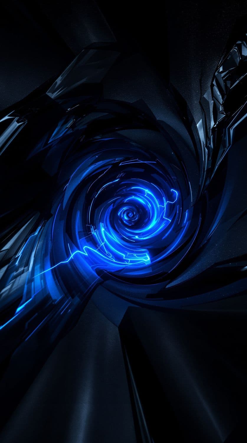 Swirling Vortex of Blue Energy