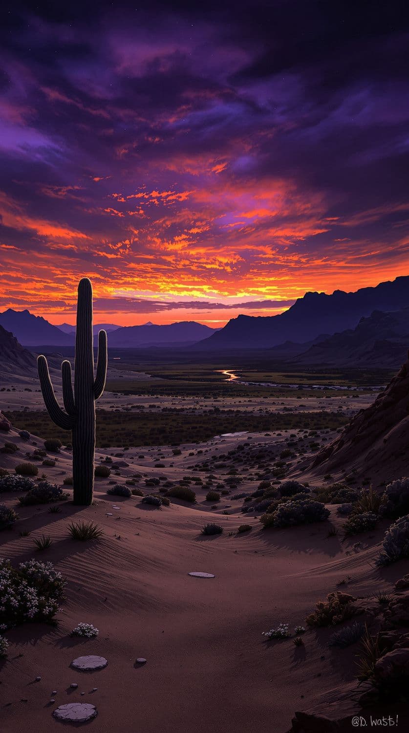 Twilight Majesty of the Desert
