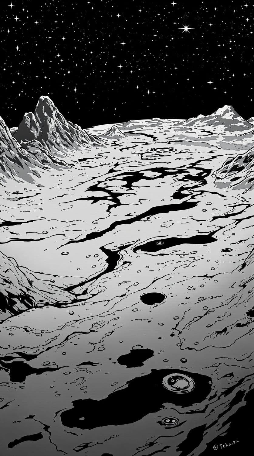 Alien Terrain by Night