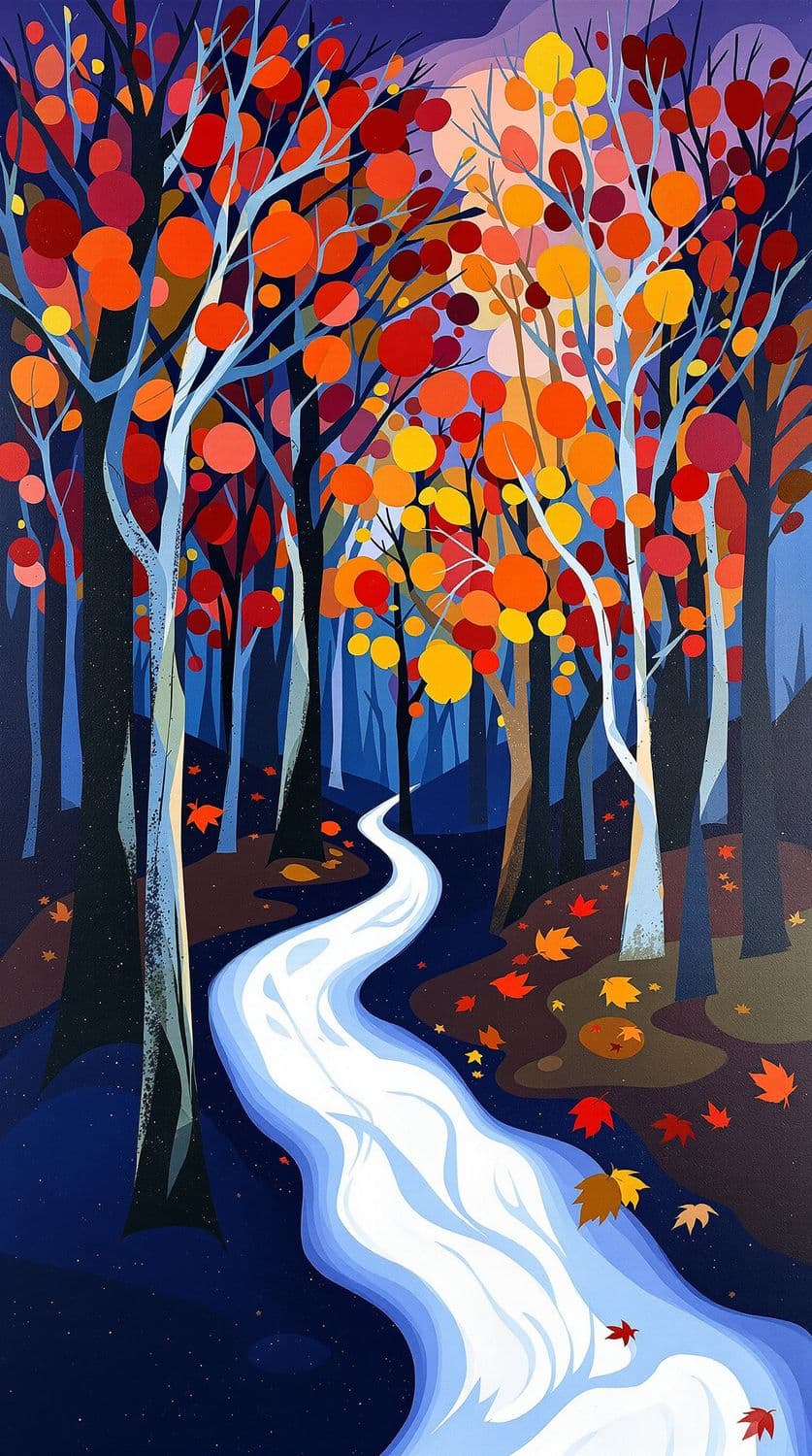 Autumn Forest Abstraction