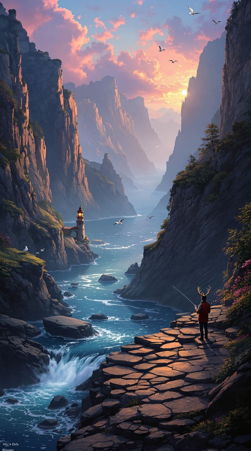 Dawn Over the Enchanted Coast