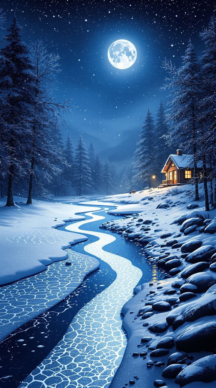 Starlit Winter Wonderland