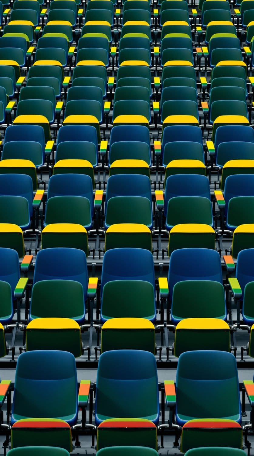 Geometric Theater Seats