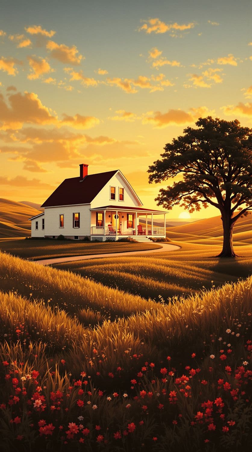 Sunset Farmhouse
