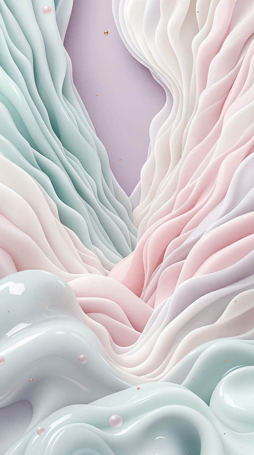 Dreamy Fabric Waves
