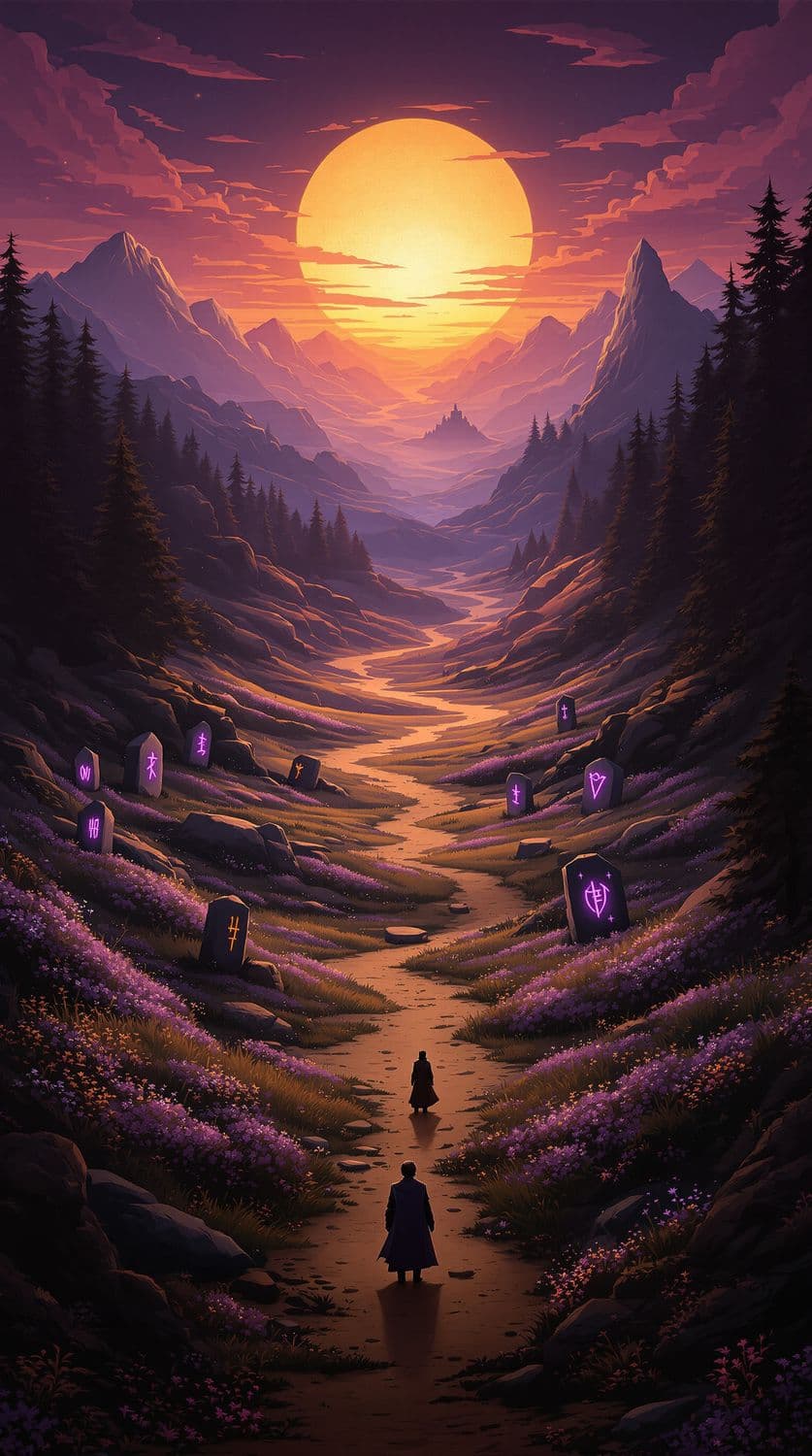 Enchanted Meadow at Twilight