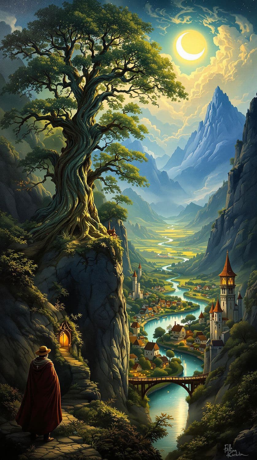 Mystical Forest Landscape