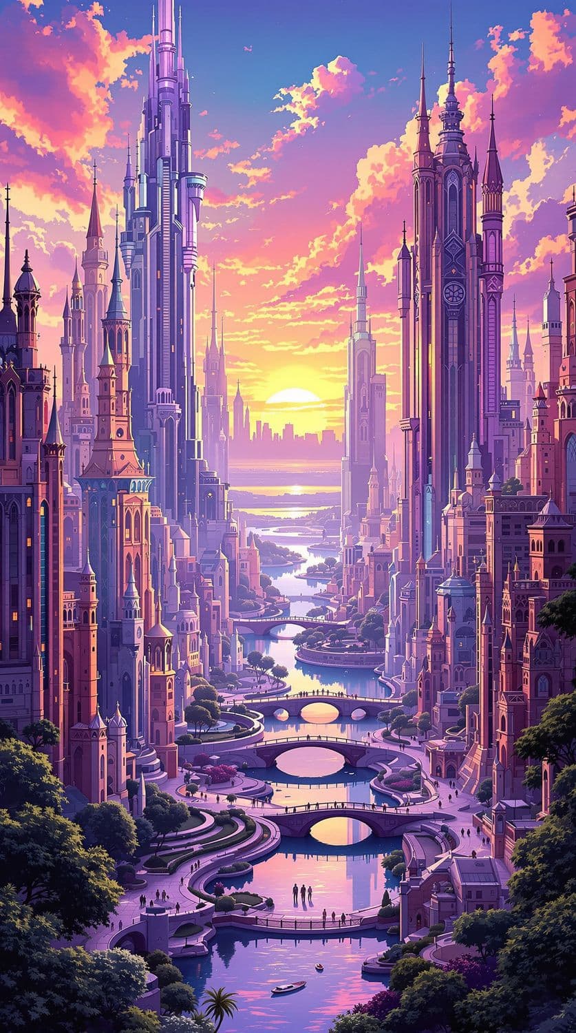 Futuristic Gothic Utopia