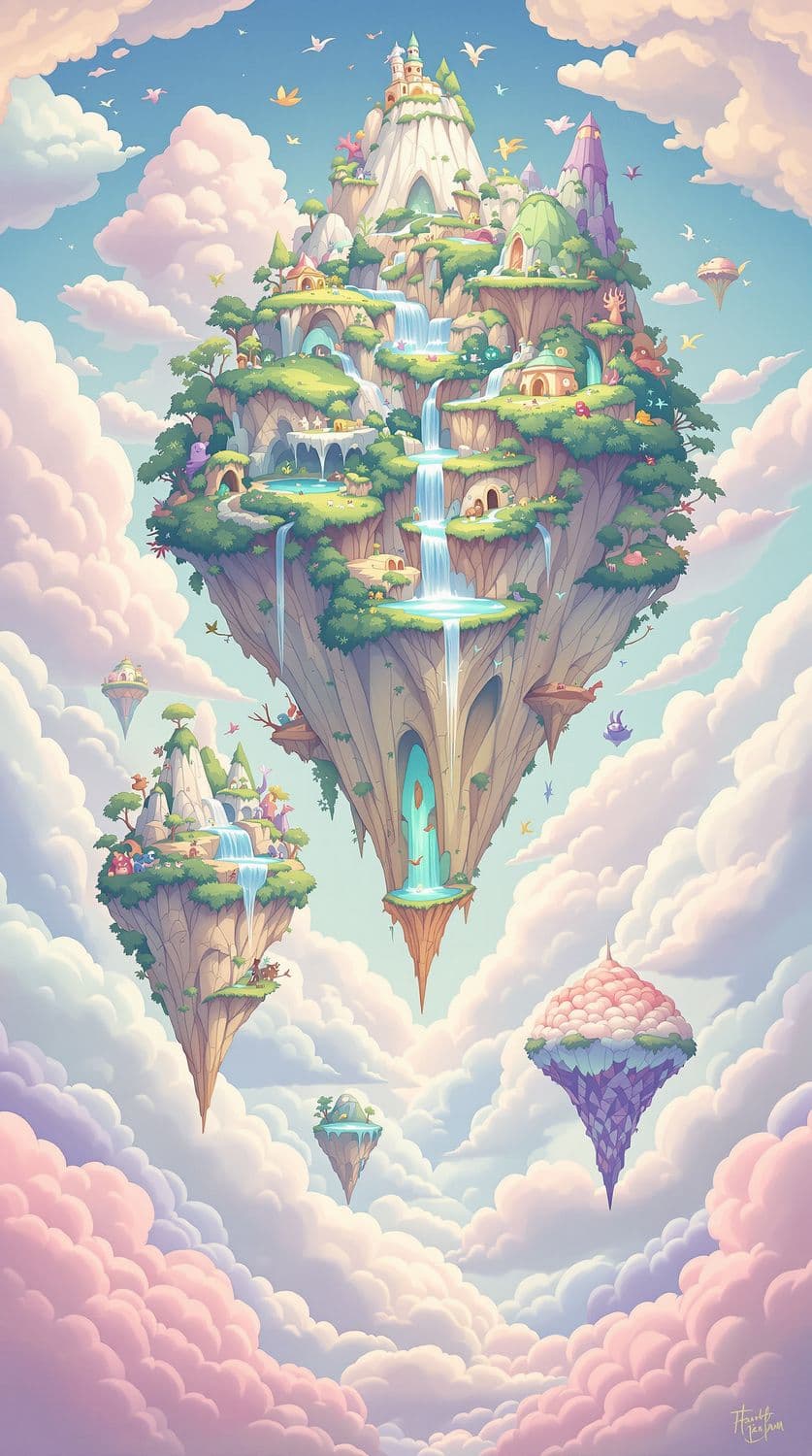 Whimsical Sky Islands