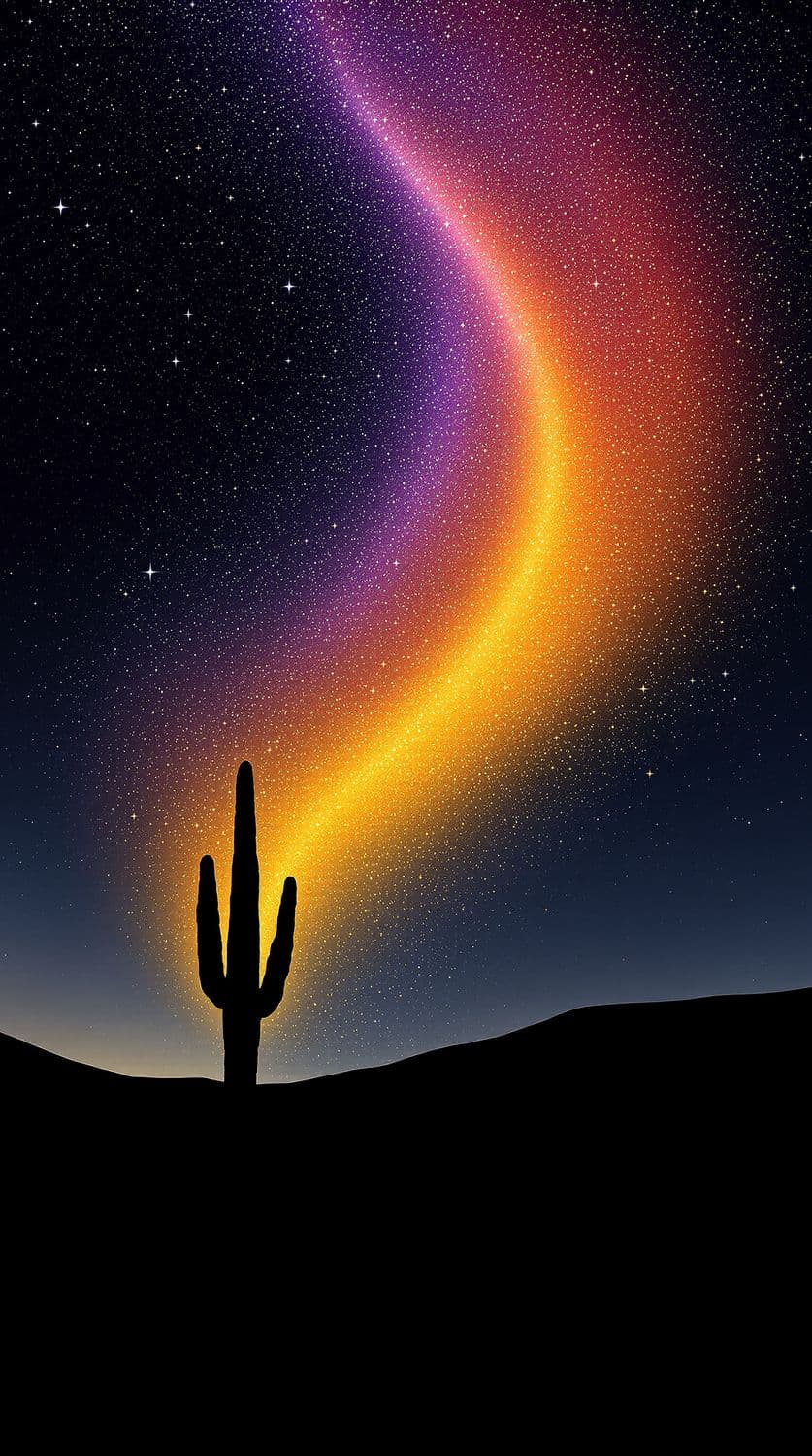 Desert's Starry Veil