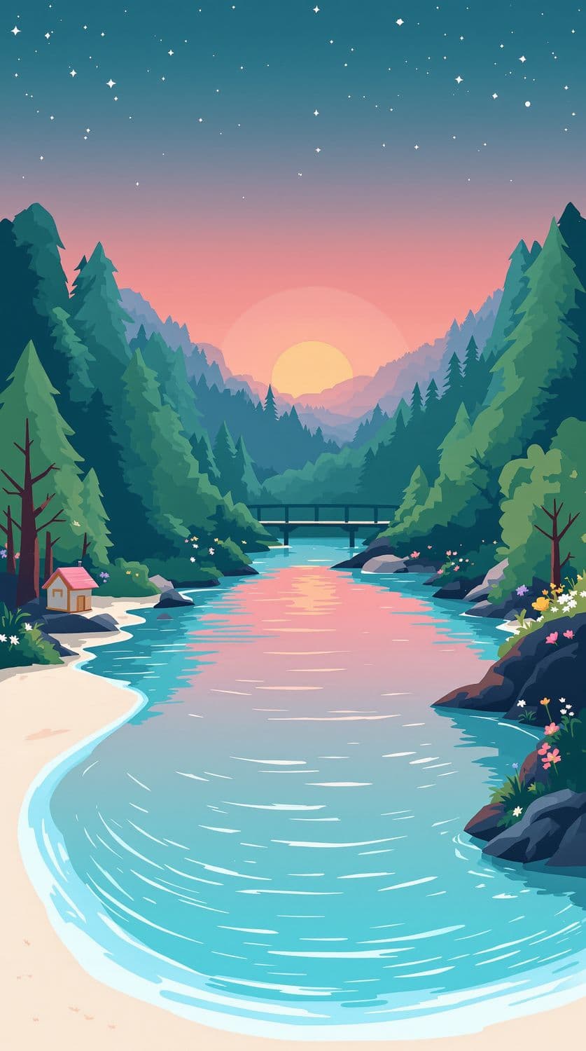 Enchanted Forest Dawn