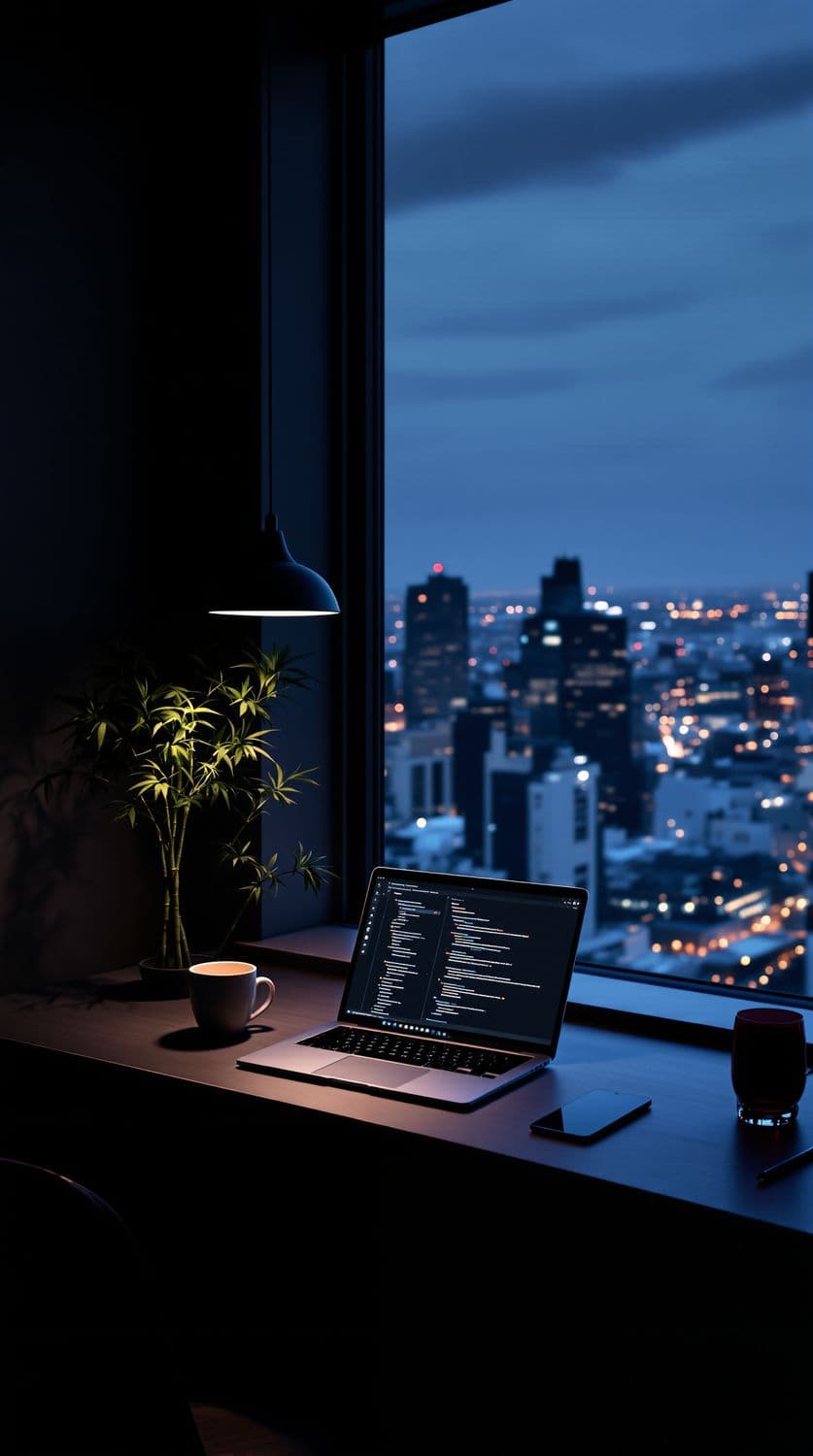 Minimalist Evening Setup