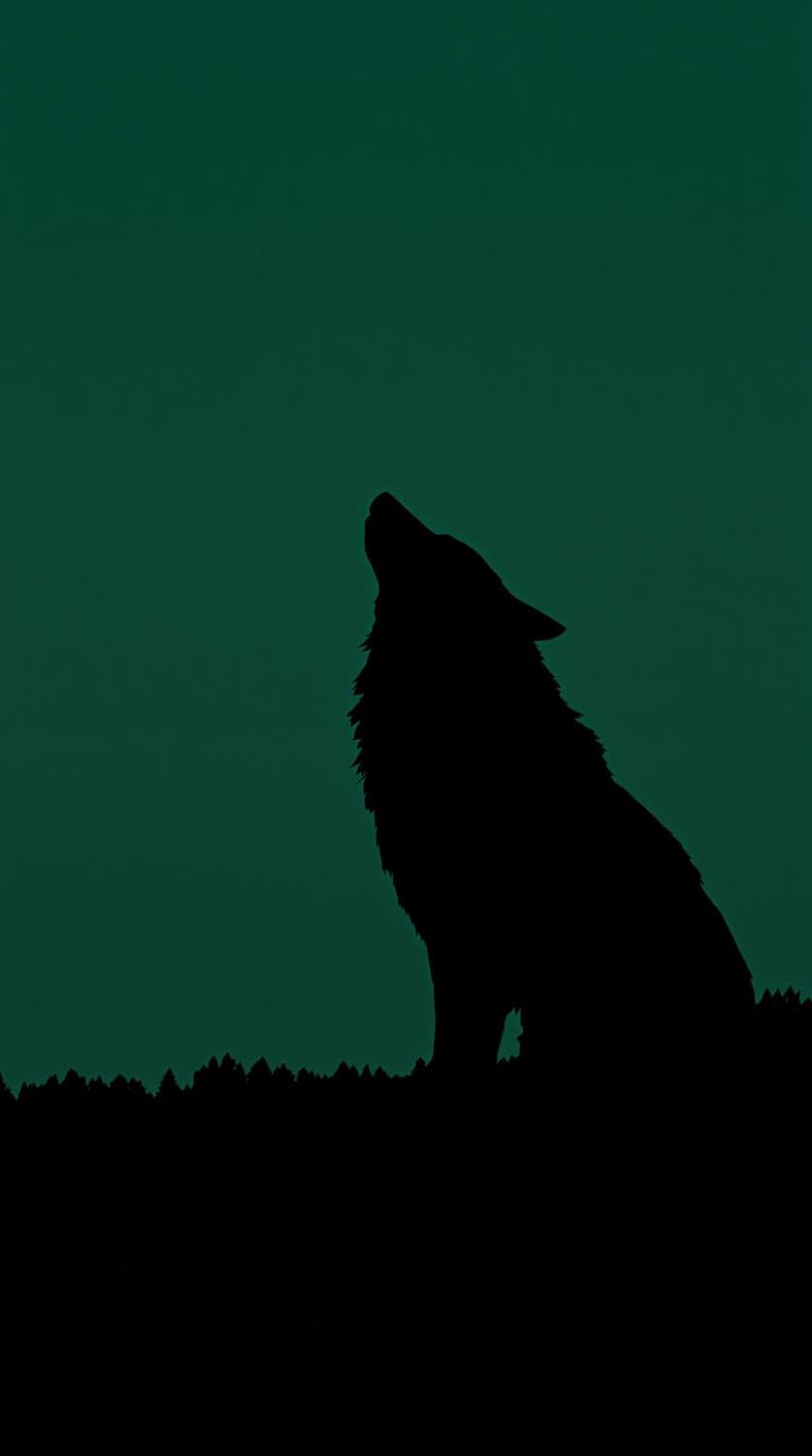 Mystical Night Wolf