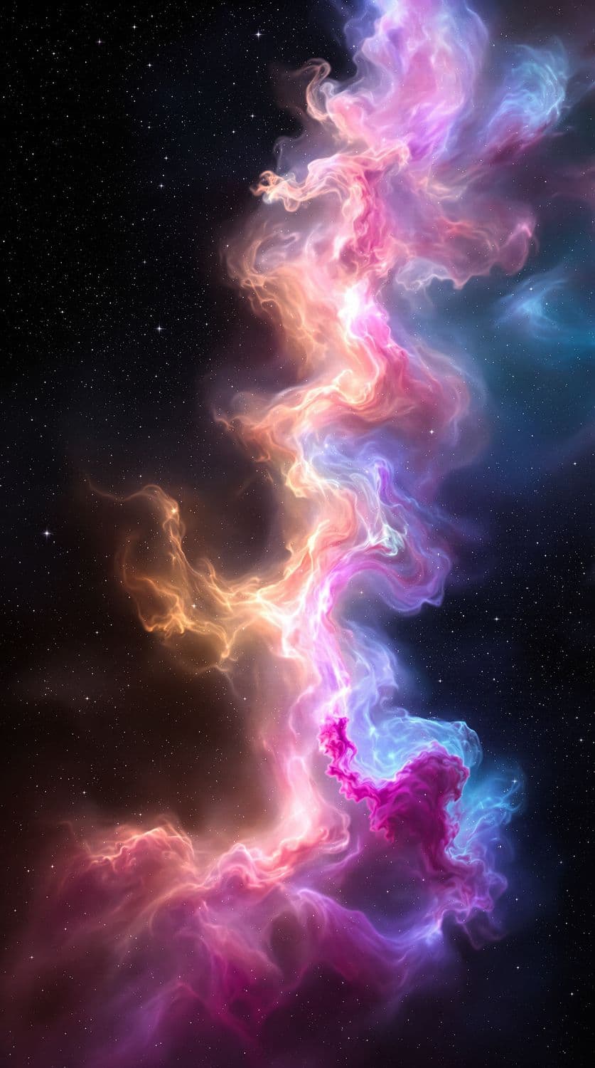 Dreamy Pastel Nebula