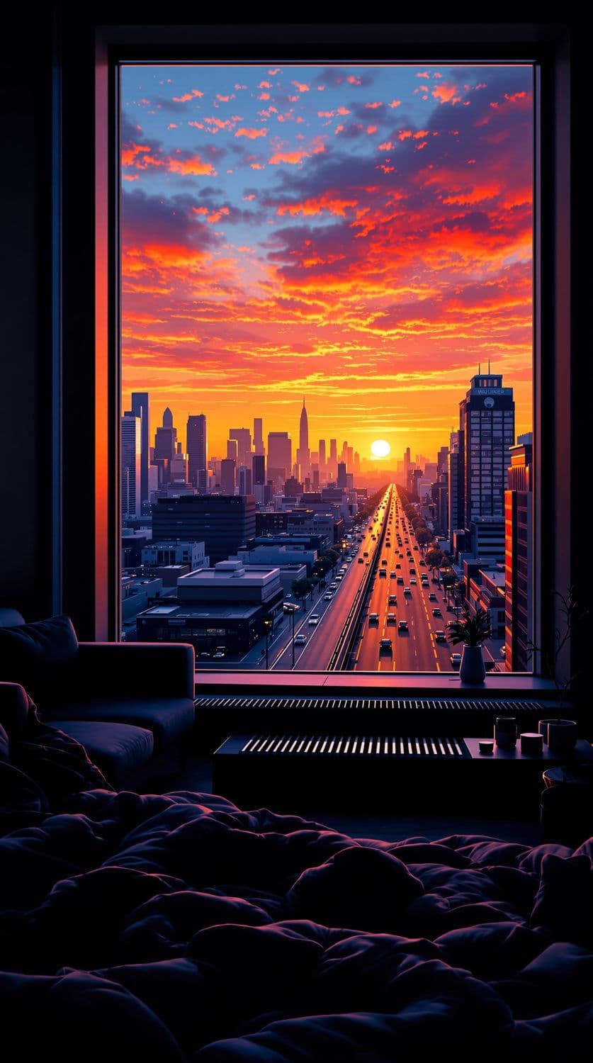 Sunset Elegance in the City