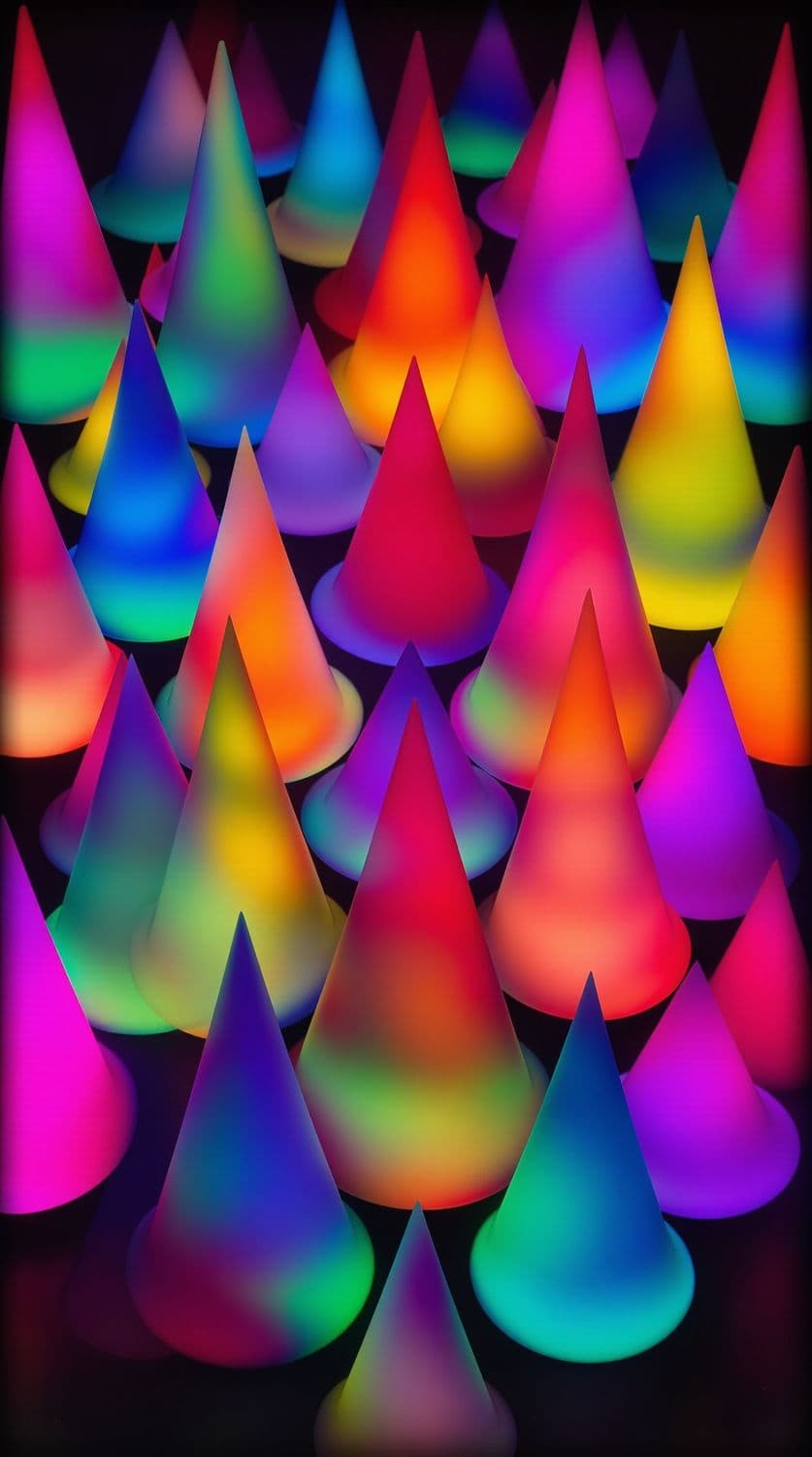 Illuminated Cones in Harmony