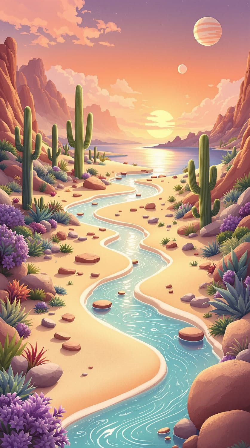 Dreamy Desert Oasis