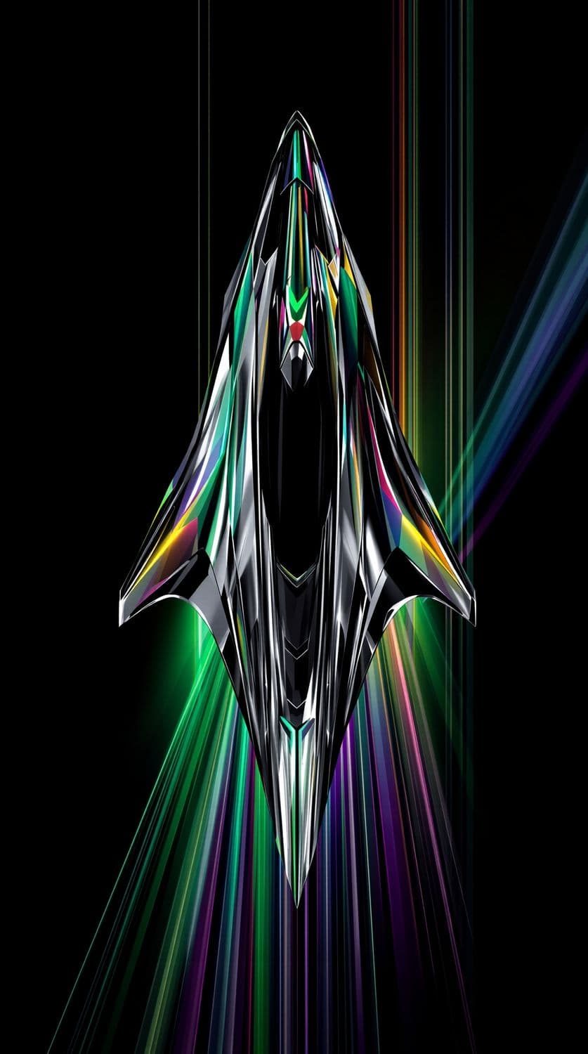Sleek Futuristic Spacecraft