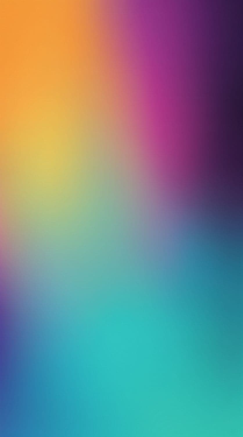 Turquoise to Plum Gradient Harmony