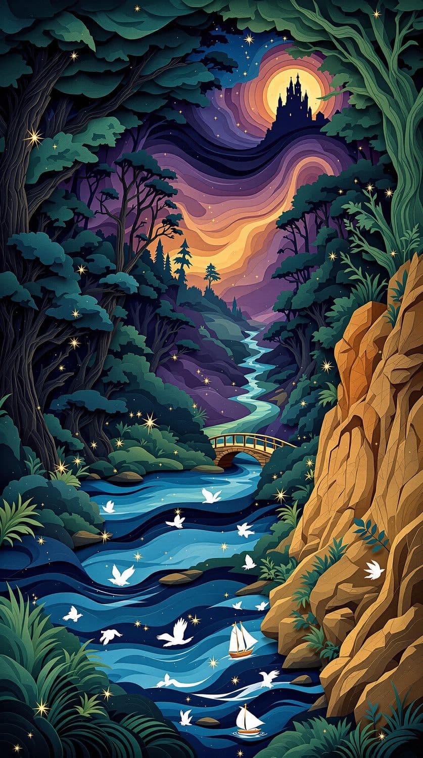 Mystical Woodland Pathway