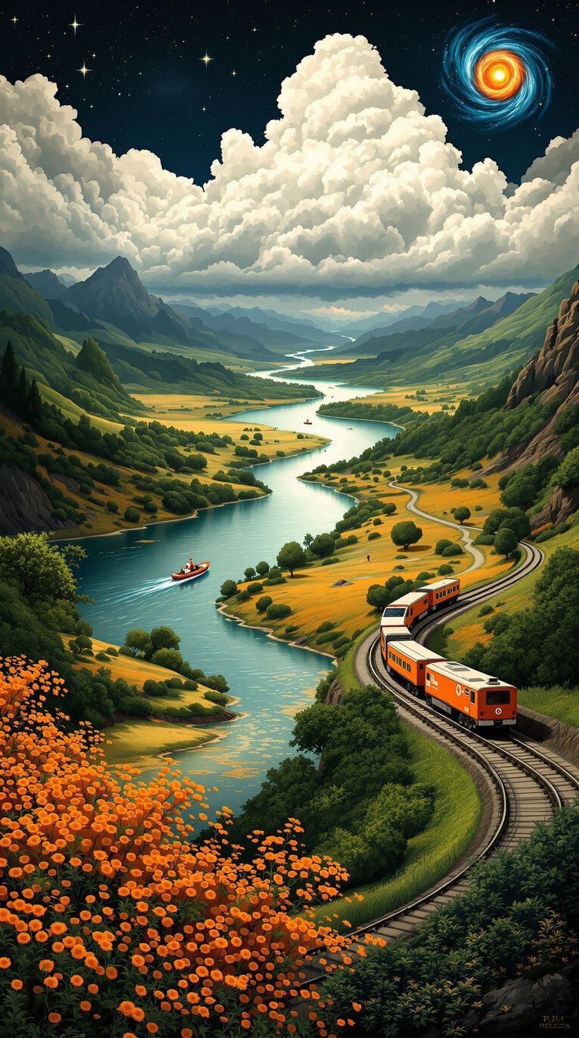 Fantasy River Journey