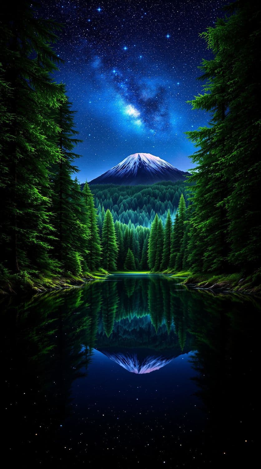 Enchanted Forest at Dusk