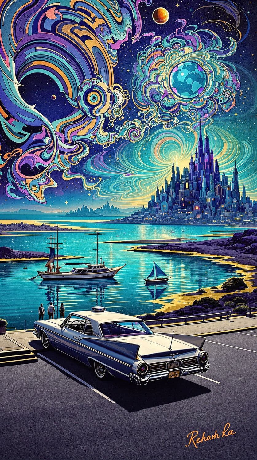 Surreal Harbor Dream