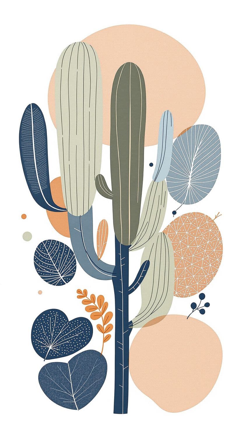 Desert Plants in Modern Art