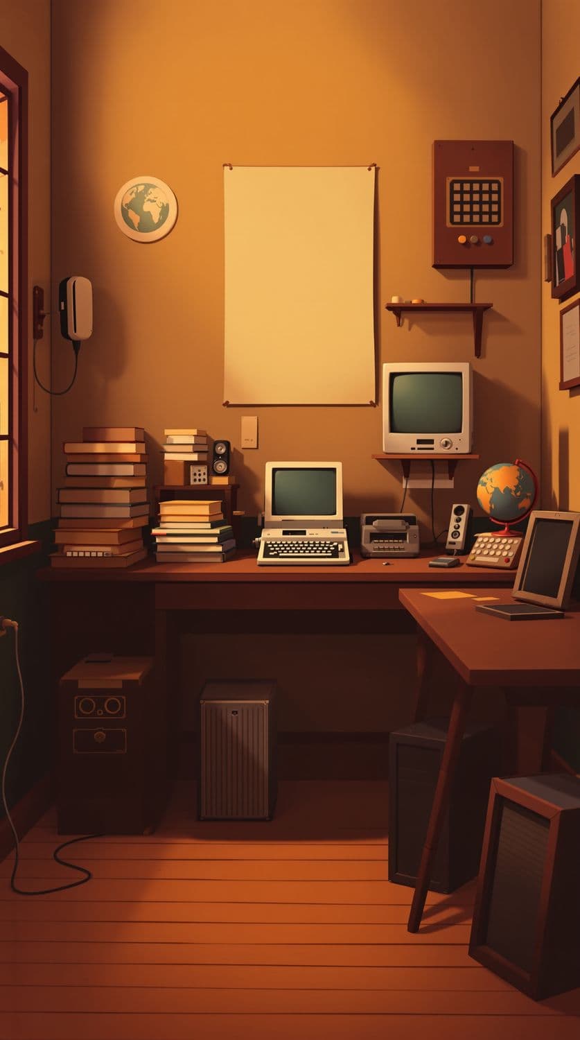 Vintage Study Room