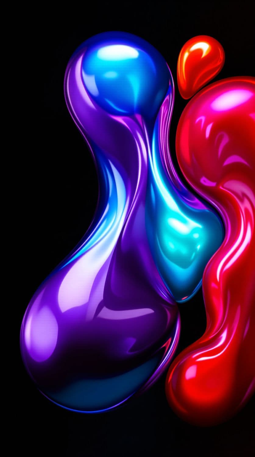 Vibrant Purple Undulation