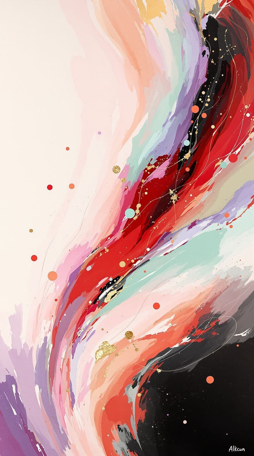 Dreamy Swirl of Pastels