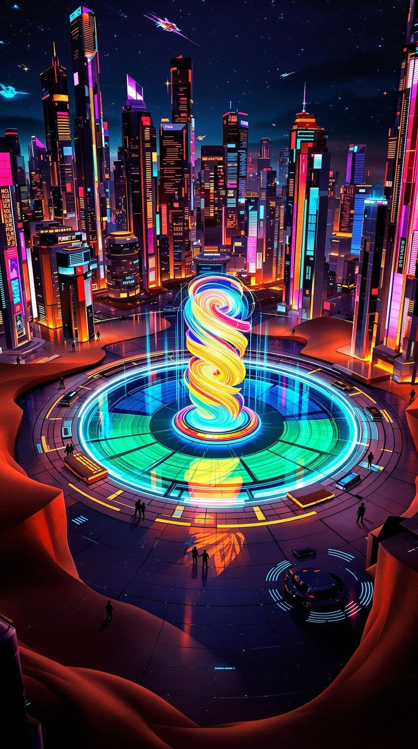 Neon Midnight Metropolis