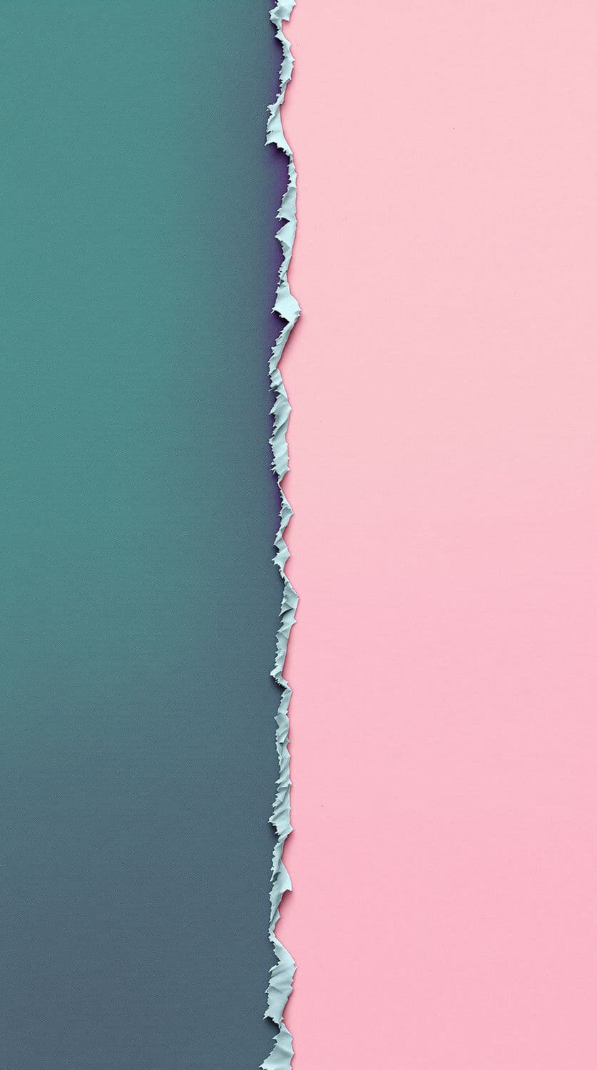 Purple and Mint Green Paper Rip