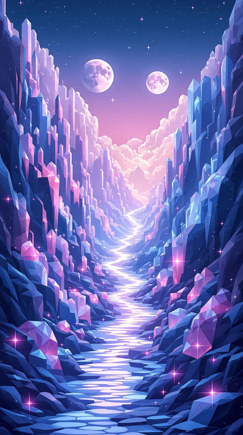 Ethereal Crystal Valley