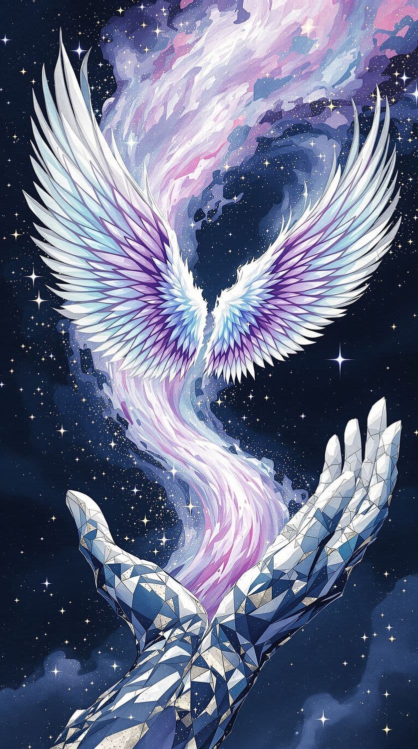 Celestial Wings in a Nebula