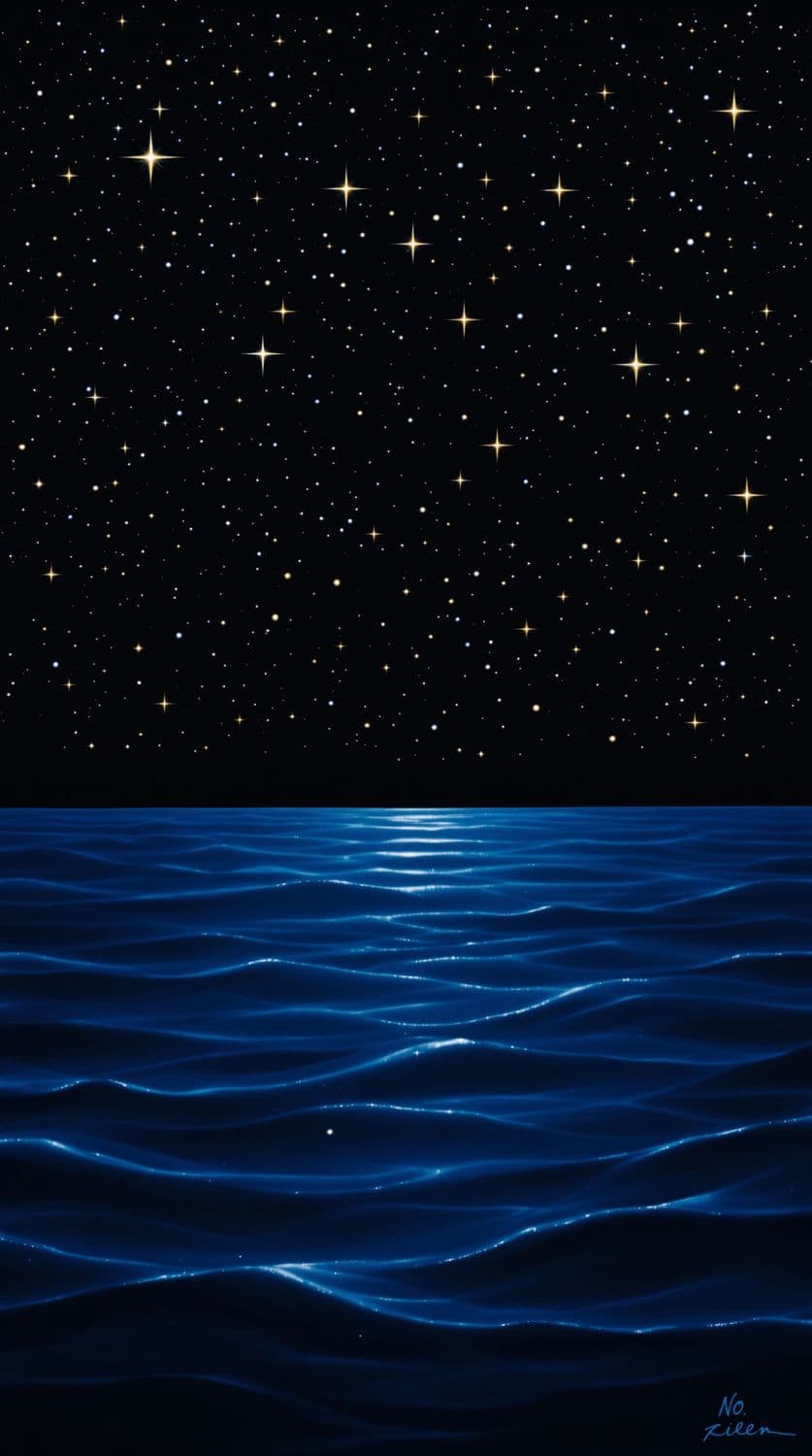Starlit Ocean Serenity