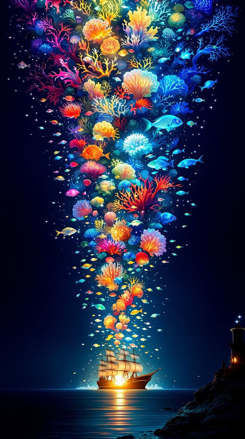 Glowing Corals and Sunken Treasures