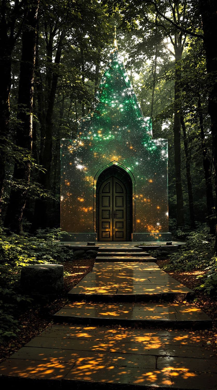 Hidden Temple in the Woods