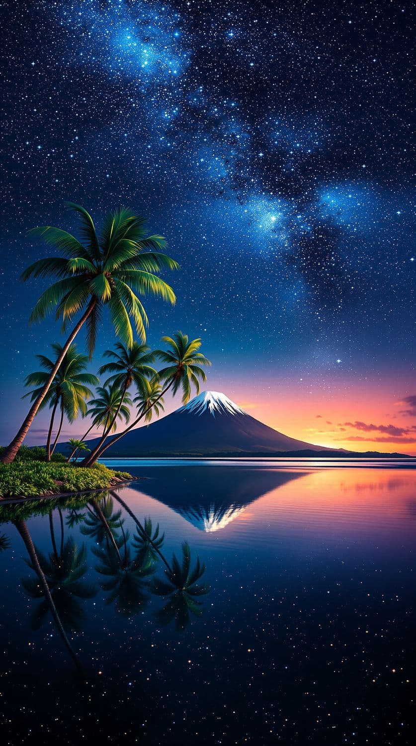 Tropical Island Dawn