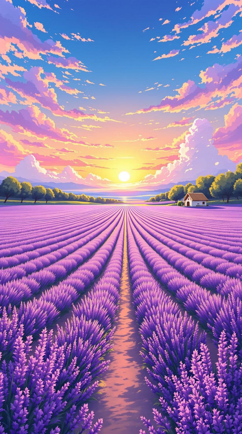 Lavender Sunset