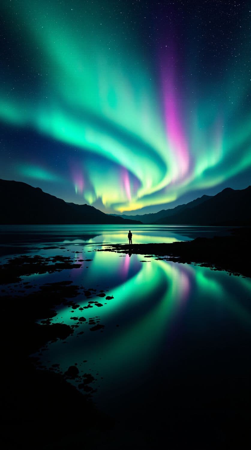 Reflections of the Aurora