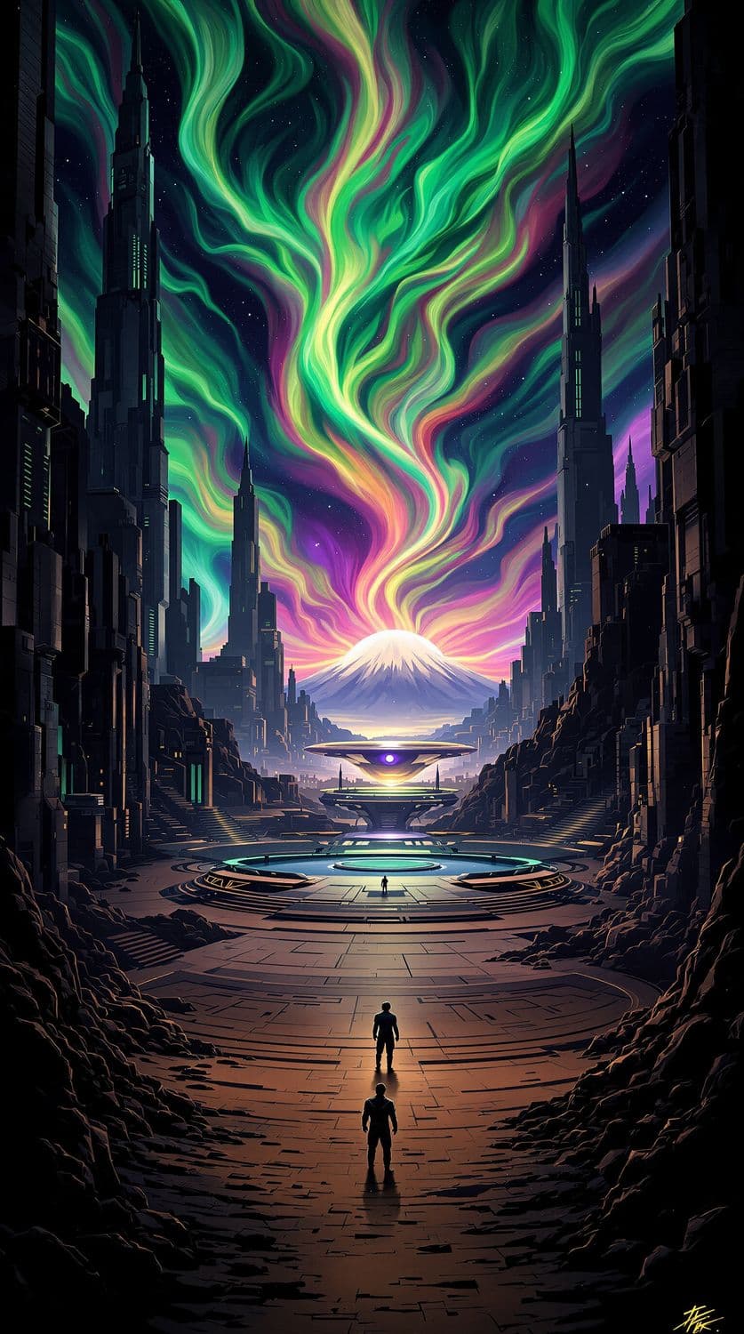 Aurora Cityscape