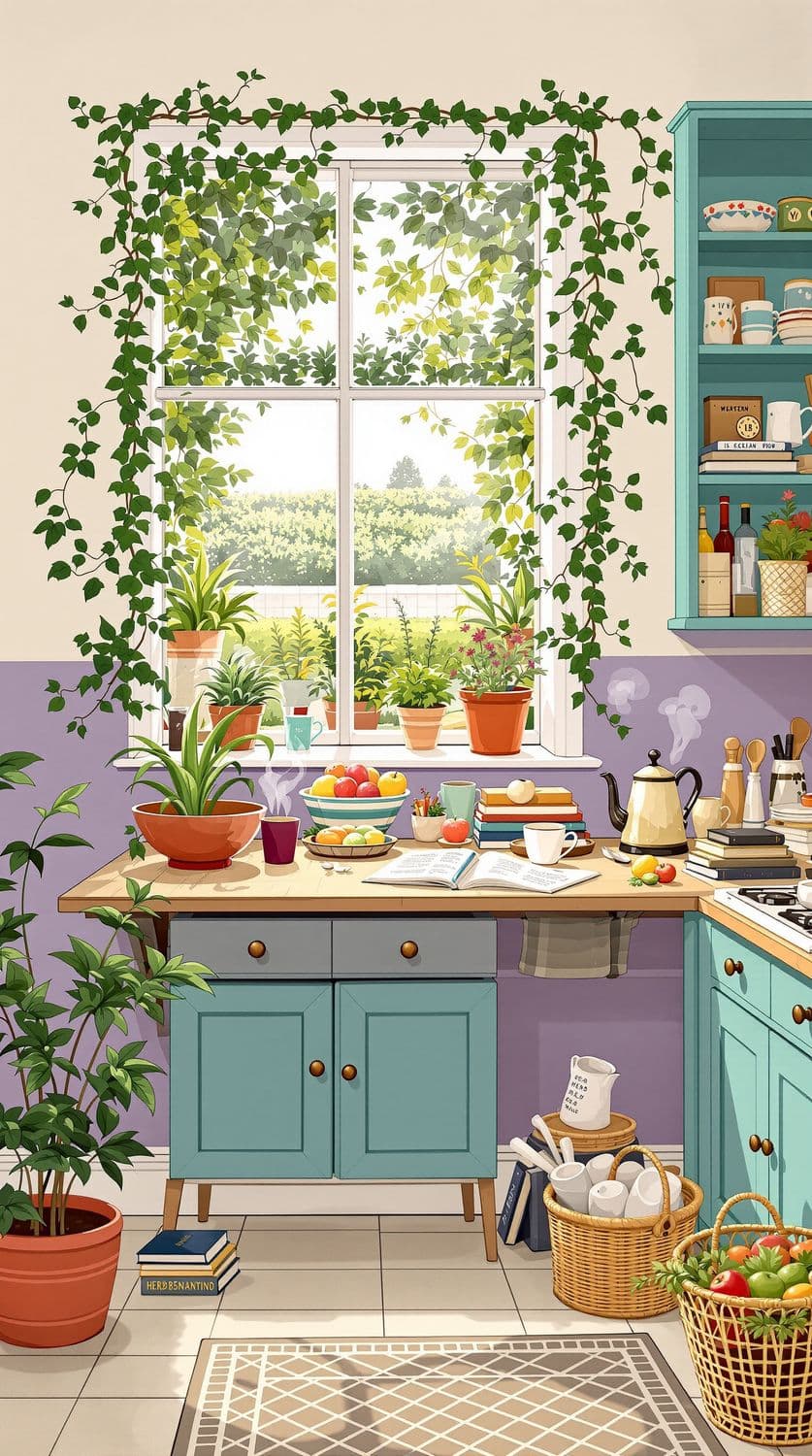 Herb Garden Kitchen Corner