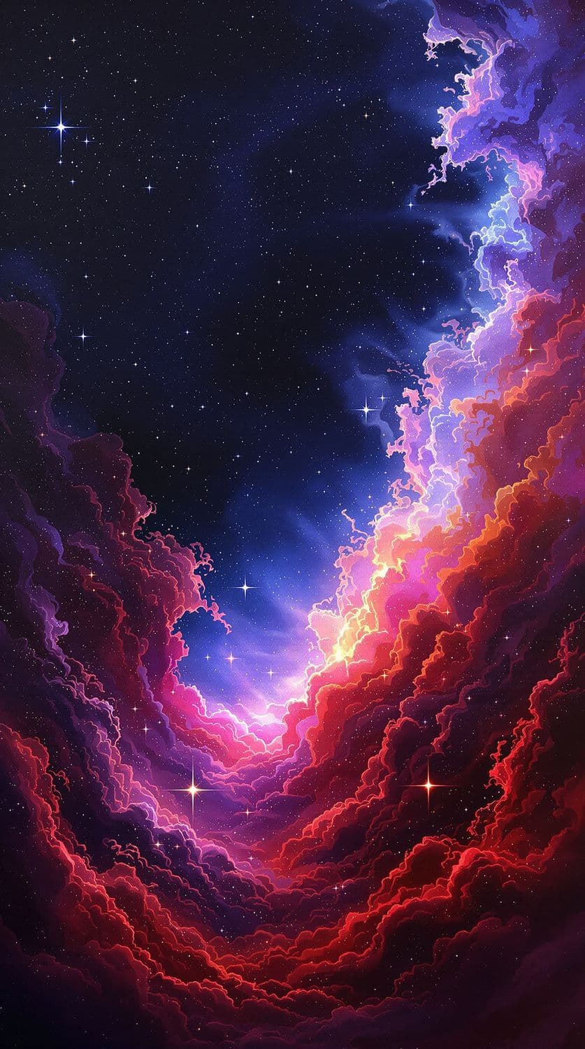 Violet Magenta Nebula