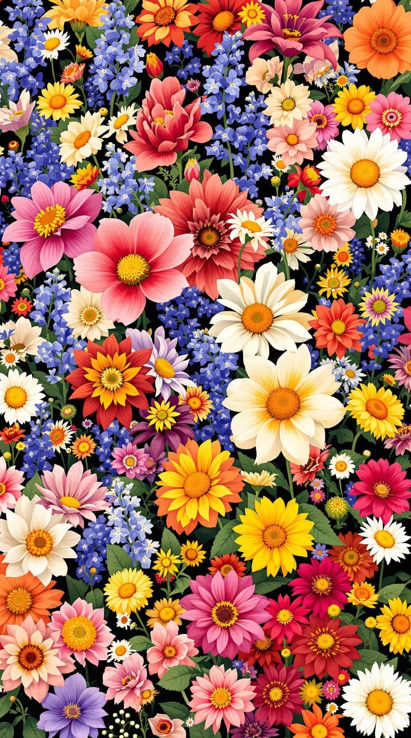 Summer Wildflower Symphony