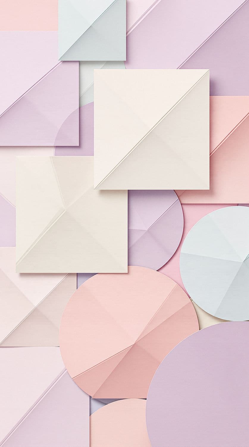 Faceted Pastel Squares
