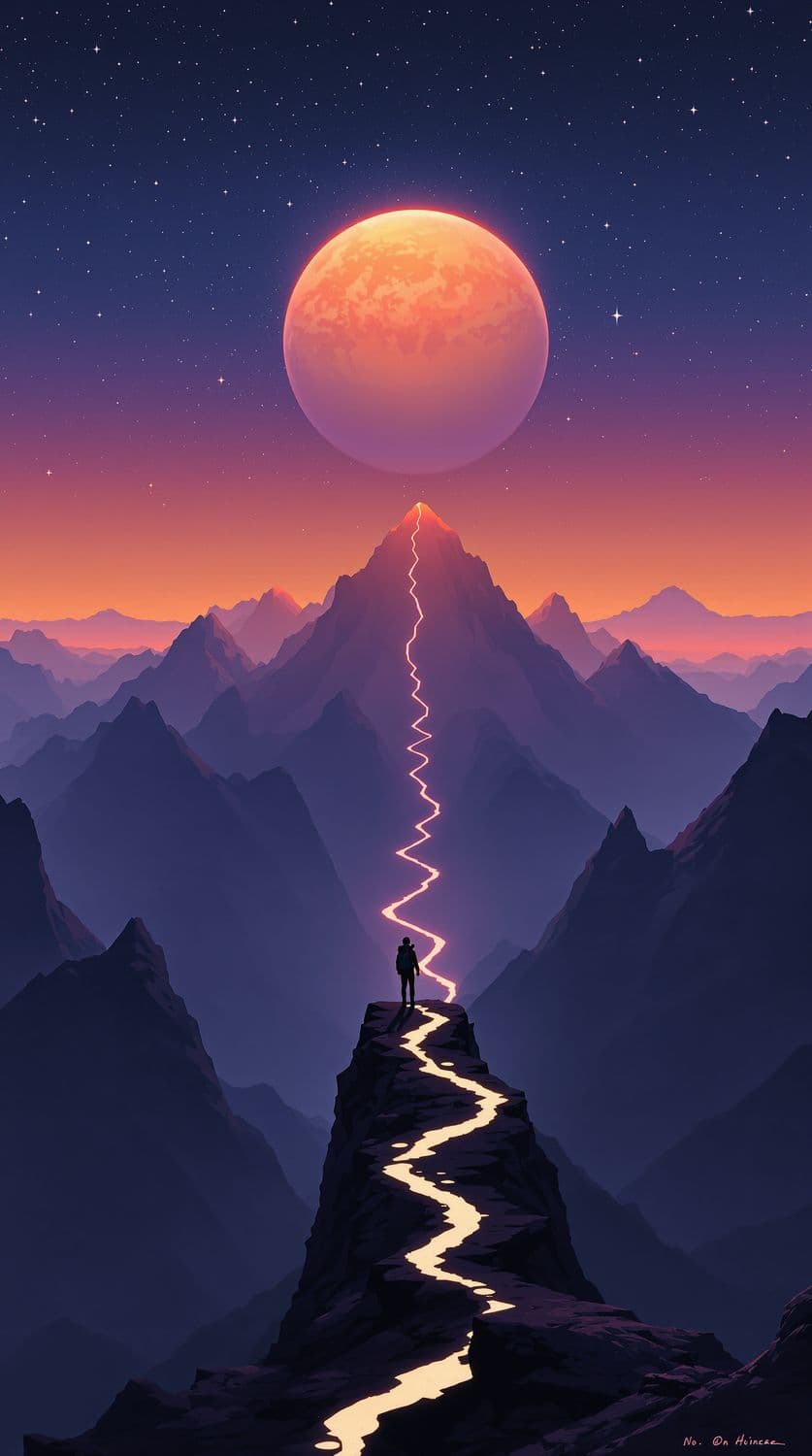 Celestial Mountain Vista