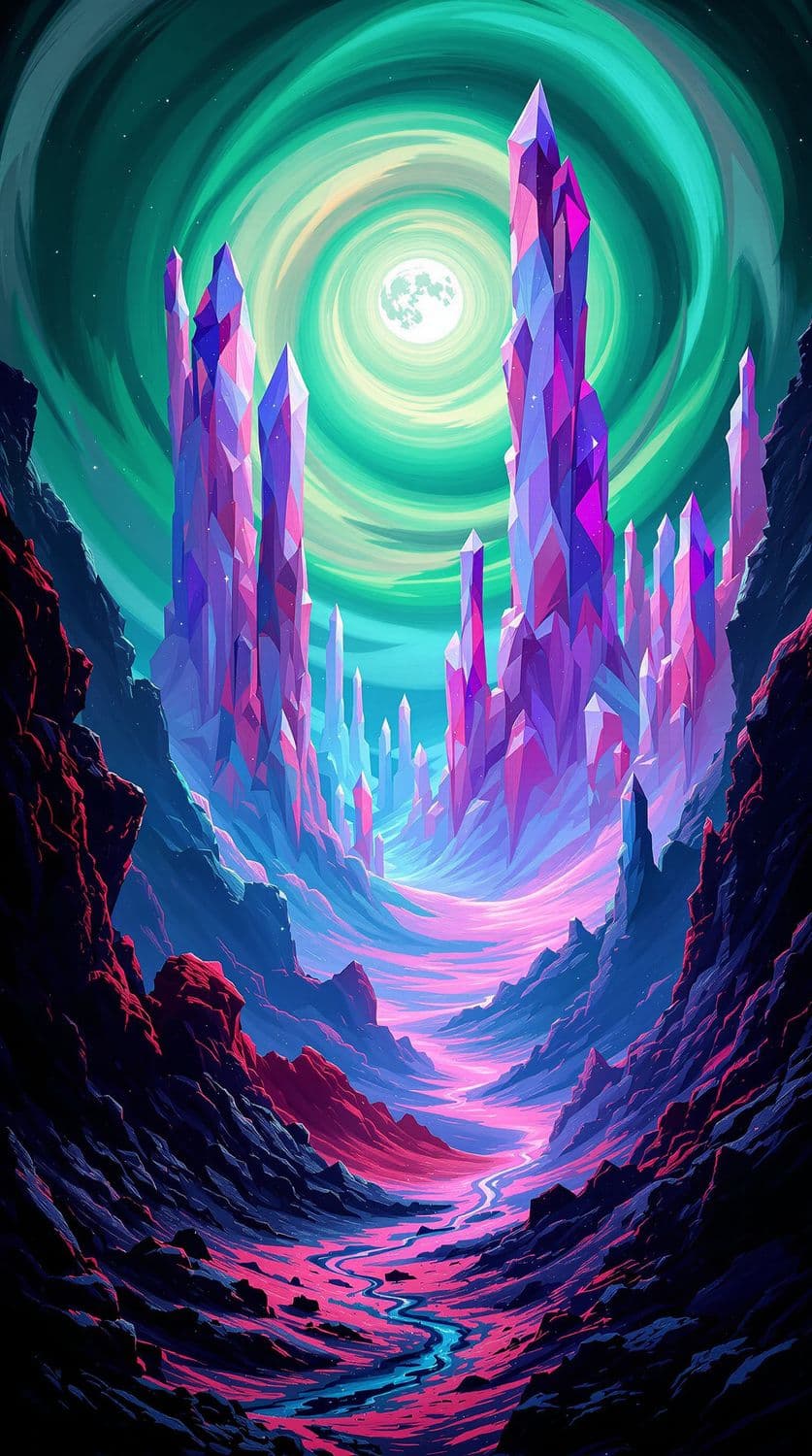 Mystical Crystal Planet