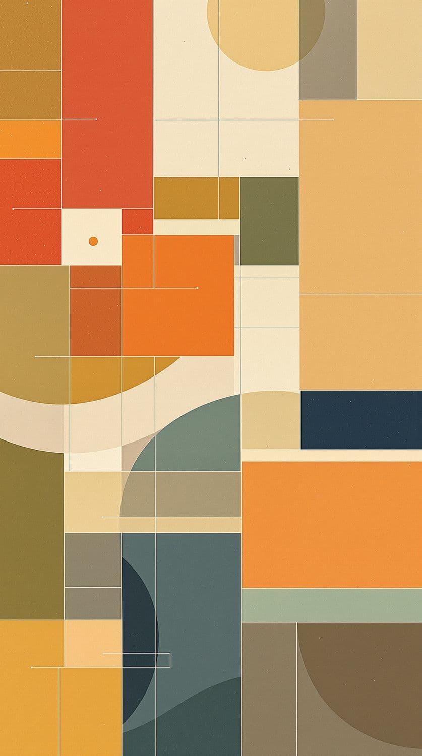 Earthy Mosaic Squares