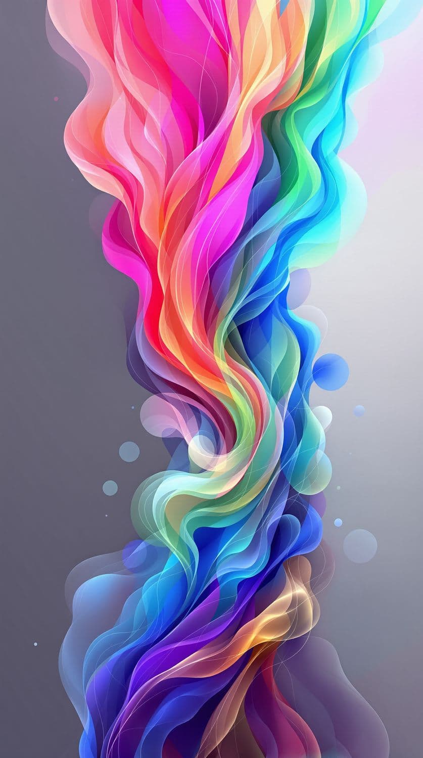 Vibrant Cascade of Color